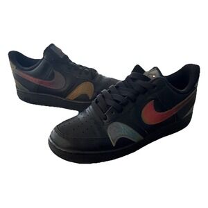 Nike Air Force 1 Low Mens 8.5 Black Iridescent Good Holographic Multi-Color AF1